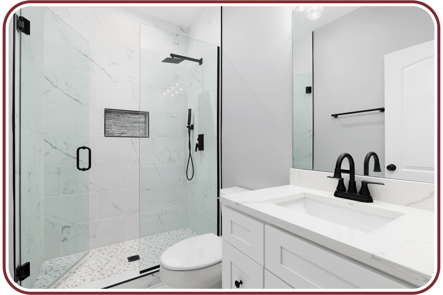 Luxury Tub To Shower Replacement in Charleston